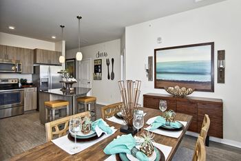 Enclave at Cherry Creek - Hardwood-style floors in living areas